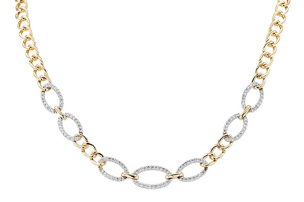 M310-66224: NECKLACE 1.12 TW (17")(INCLUDES BAR LINKS)