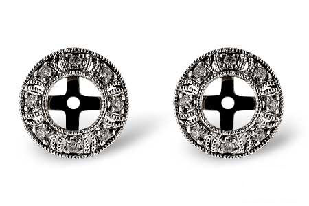 B037-08925: EARRING JACKETS .12 TW (FOR 0.50-1.00 CT TW STUDS)