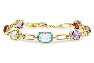 B311-58961: BRACELET 8.87 TW SEMI-PREC (GT,CIT,AMY,G.AMY,BT)