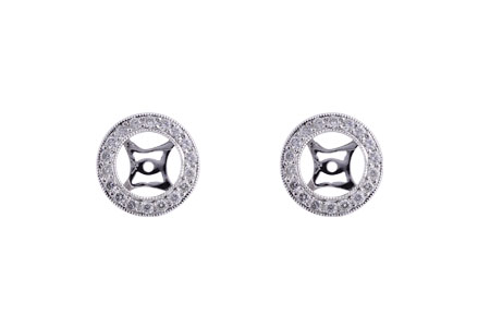 E220-69843: EARRING JACKET .32 TW (FOR 1.50-2.00 CT TW STUDS)