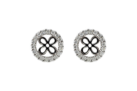 G224-31661: EARRING JACKETS .30 TW (FOR 1.50-2.00 CT TW STUDS)