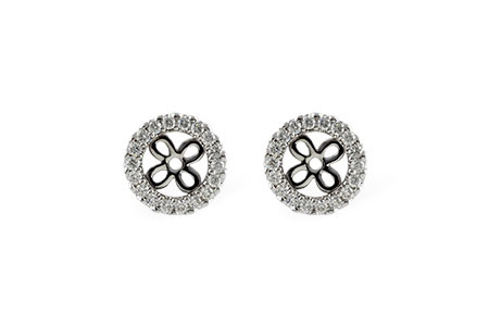 H224-31652: EARRING JACKETS .24 TW (FOR 0.75-1.00 CT TW STUDS)