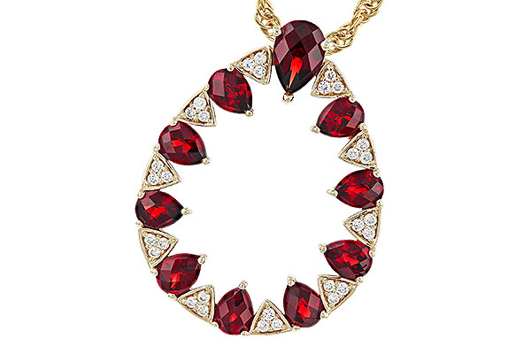 M311-57106: NECKLACE 1.85 GARNET 1.96 TGW